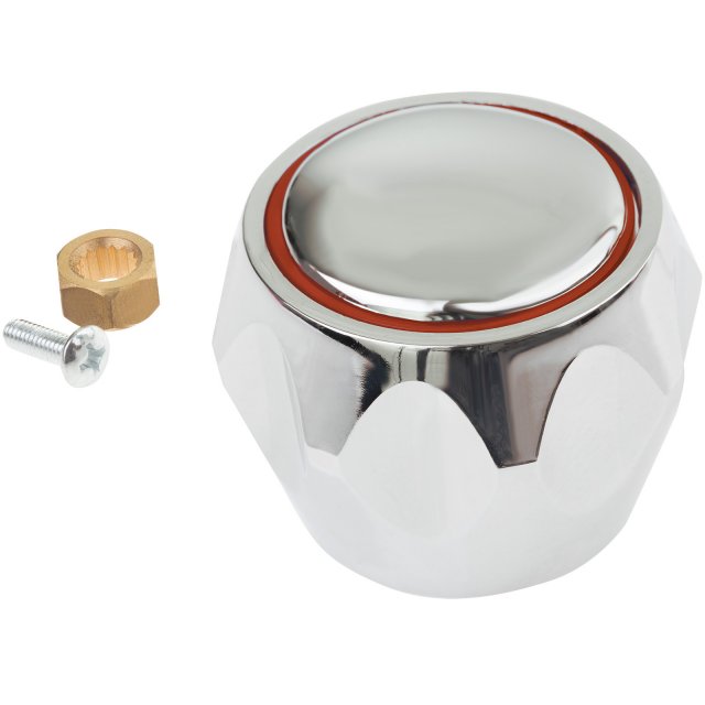 KUCHINOX Pokrętło do baterii dwuuchwytowej chrom/czerwone CBD_0CRD