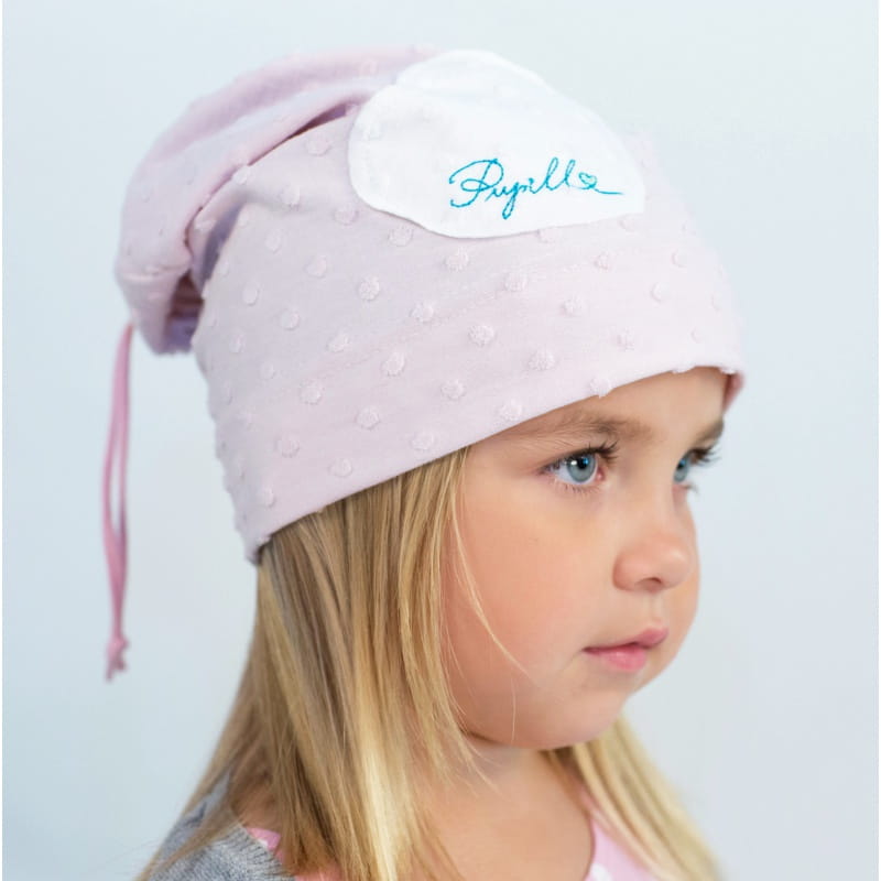 Wosenna czapka dla dziewczynki