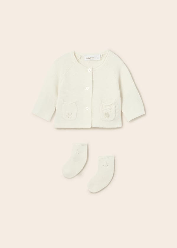 MAYORAL 1359 Komplet dla dziewczynki z dzianiny