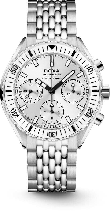 Zegarek męski DOXA SUB SUB 200 C-GRAPH II Whitepearl 797.10.011W.10