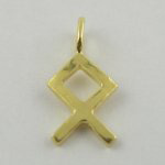 Runa Odala - pozłacana