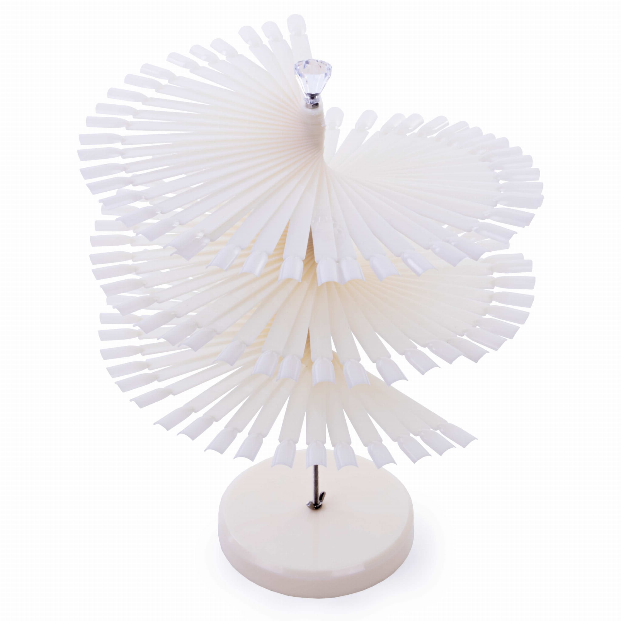 WYPRZEDAŻ 37 Wzornik karuzela ze stojakiem na 120 paznokcie mleczne