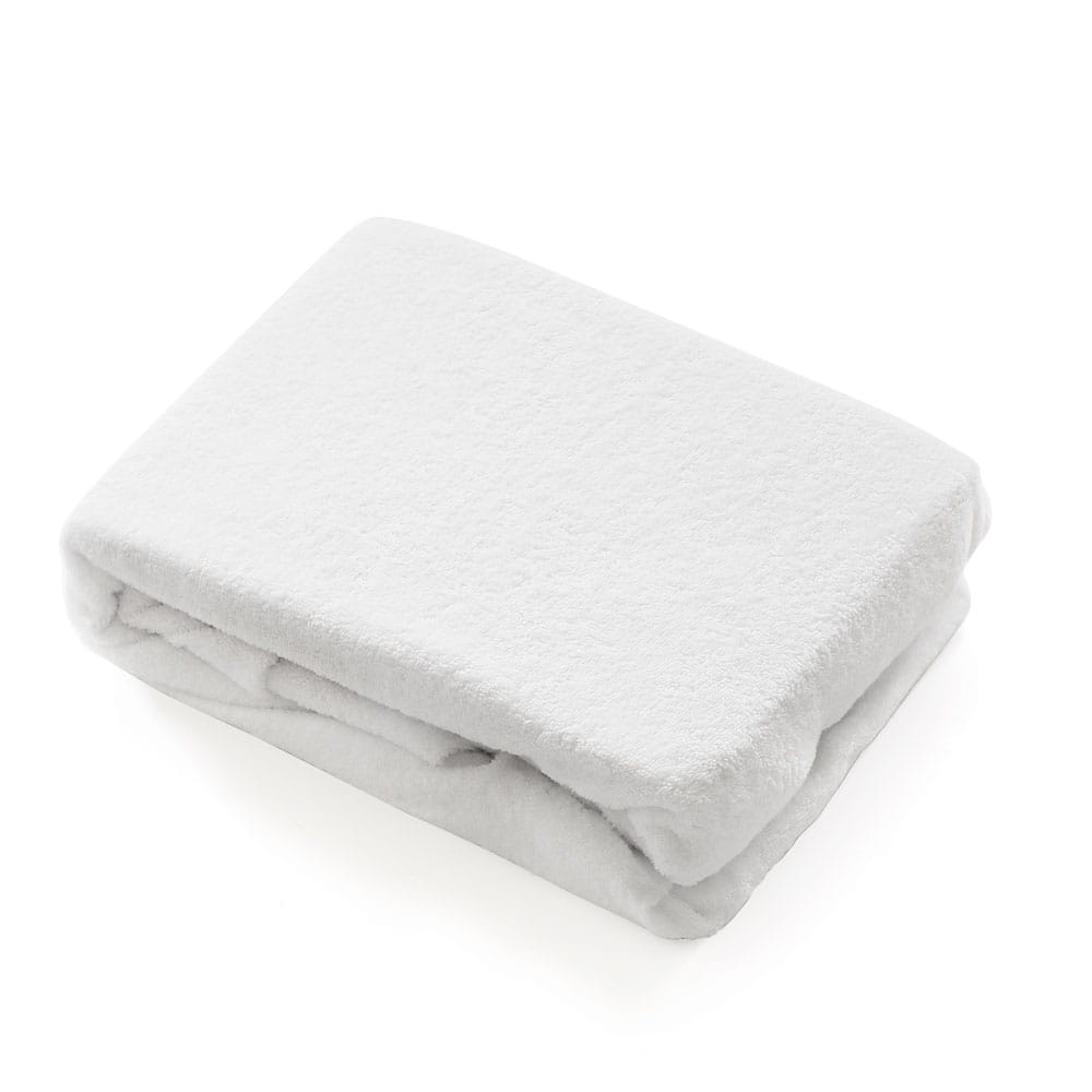 Prześcieradło frotte - białe