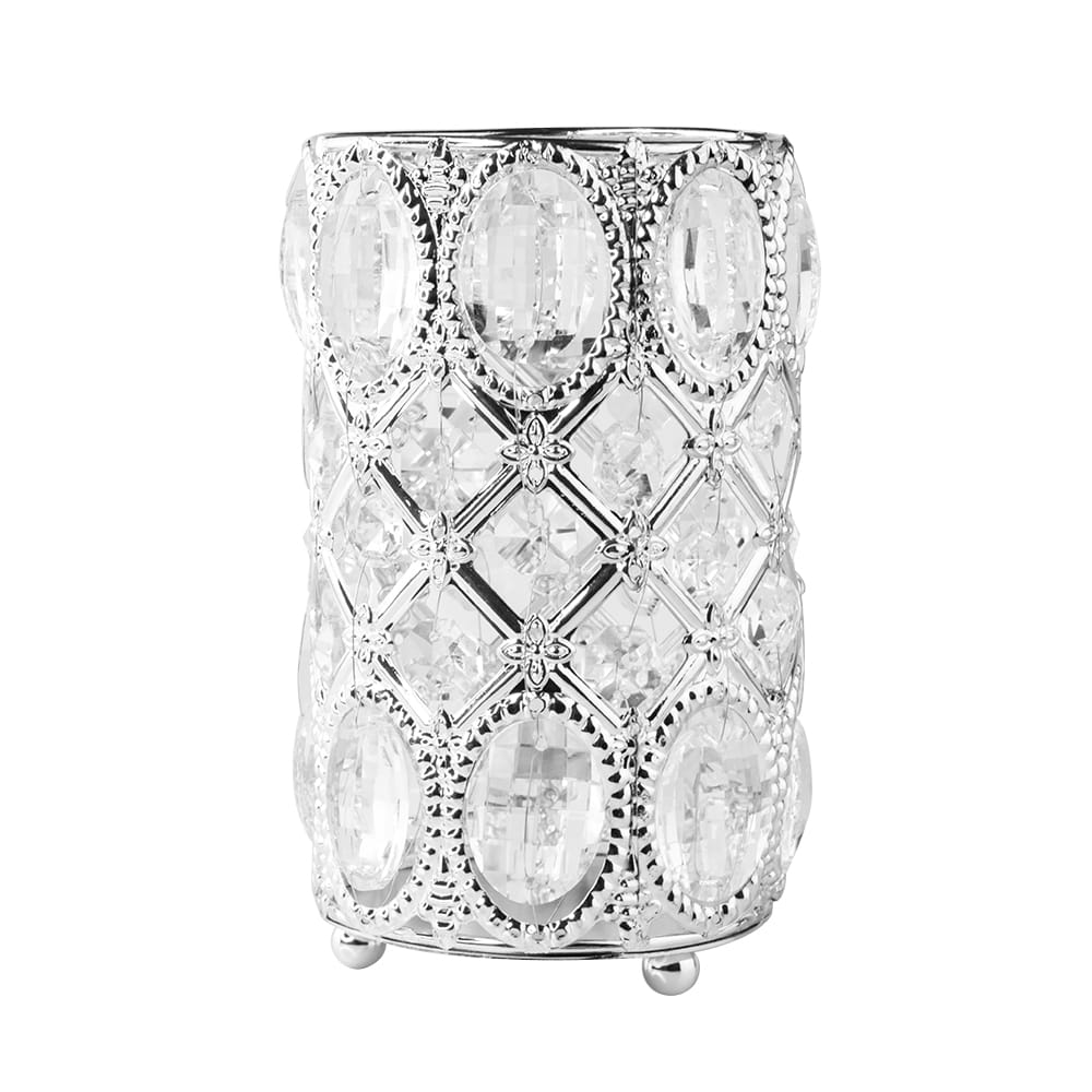 Stojak organizer pojemnik na pędzelki Srebrny Nr 2