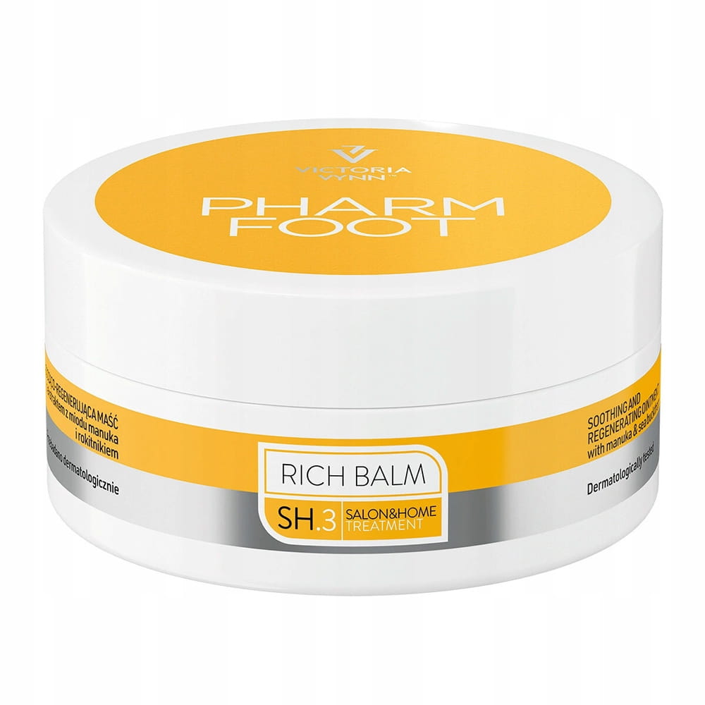 Maść łagodząco - regenerująca z ekstraktem z miodu manuka i rokitnikiem Victoria Vynn Pharm Foot RICH BALM 75g