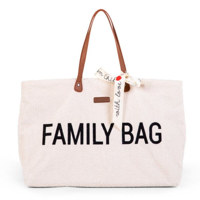 Childhome Torba Family Bag-Teddy Bear White