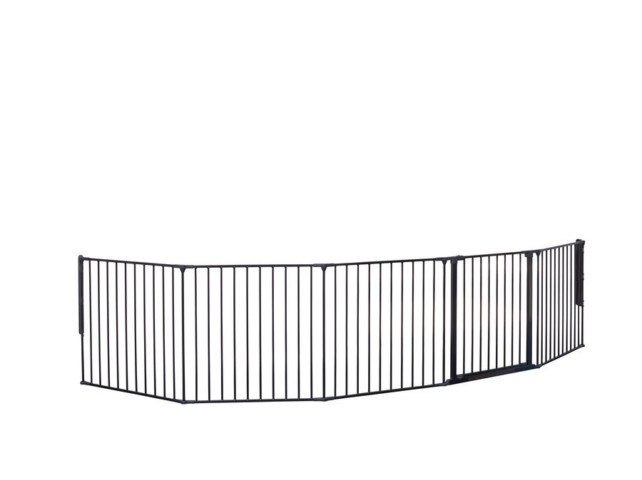 Baby Dan Bramka ochronna-osłona kominka Flex XXL-Czarny