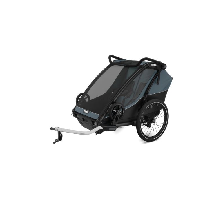 Thule Chariot Cab 2 - Podwójna przyczepka rowerowa-Dark Slate