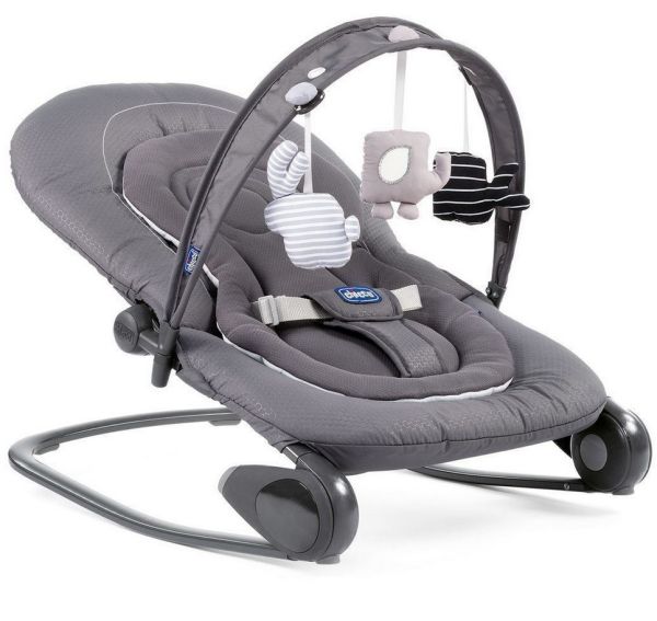Chicco Hoopla New - leżaczek dla niemowląt do 18 kg - 079840-Moon Grey
