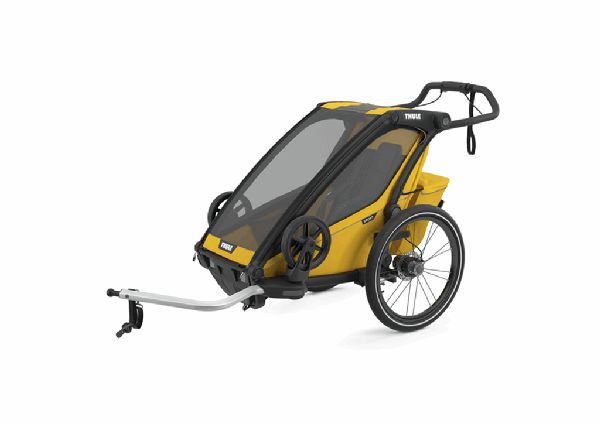 Thule Chariot Sport 1 - Przyczepka rowerowa dla dziecka-Spectra Yellow on Black