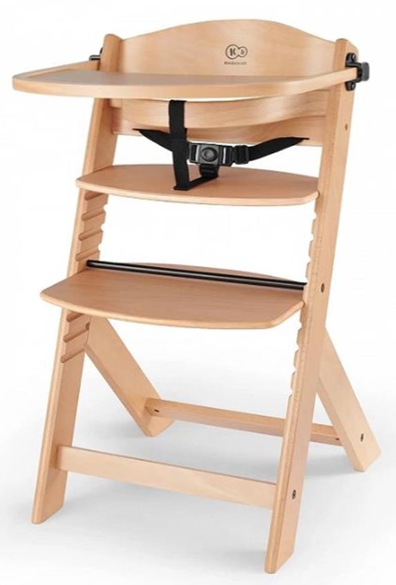 Kinderkraft Enock - krzesełko do karmienia-Wooden