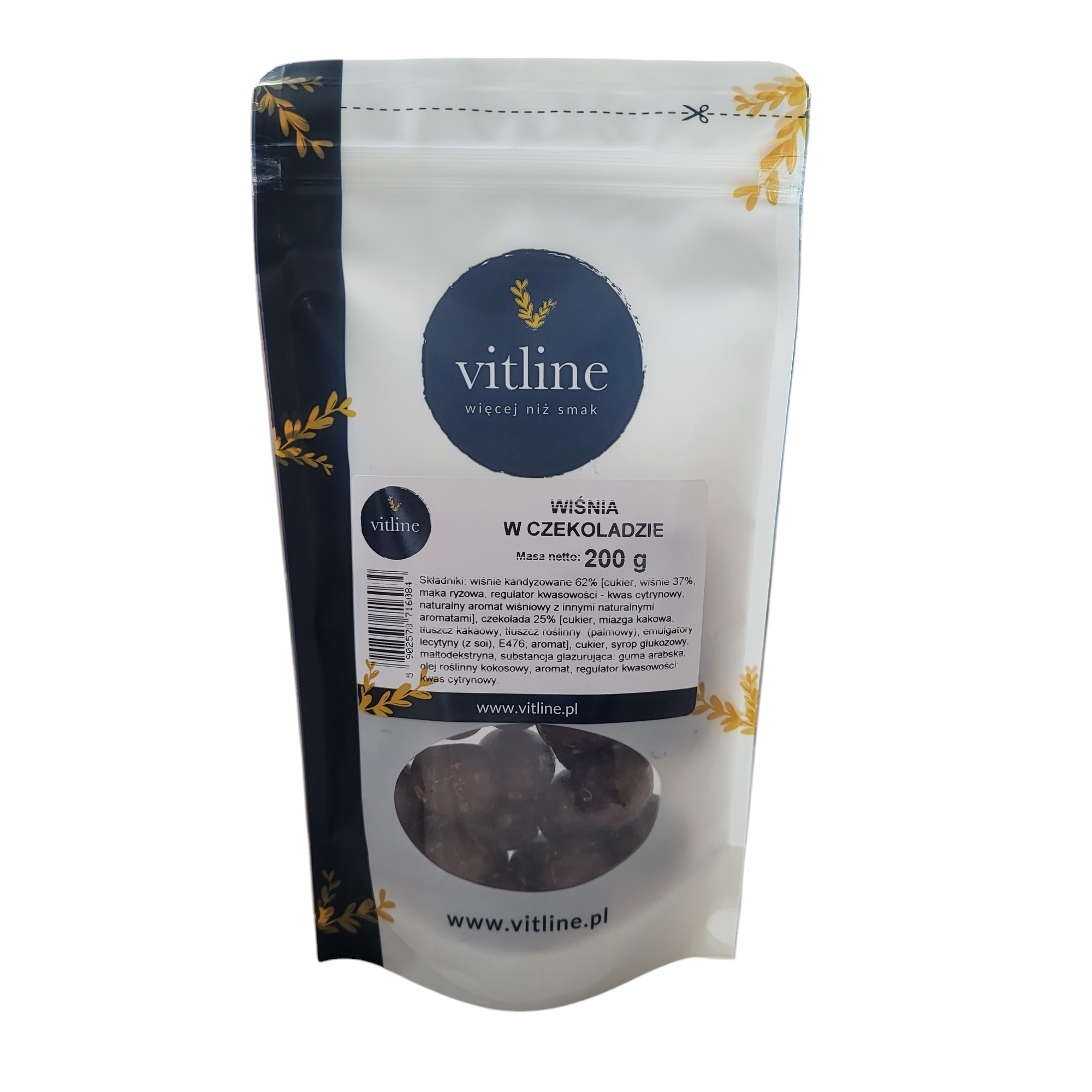 Wiśnia w czekoladzie 200g VITLINE