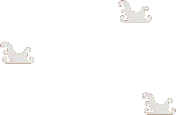 Sanie Mikołaja baza do makramy, kartek, wycinanki, tekturki, scrapki, dekor święta Bożego Narodzenia zawieszka z bermaty zestaw 3