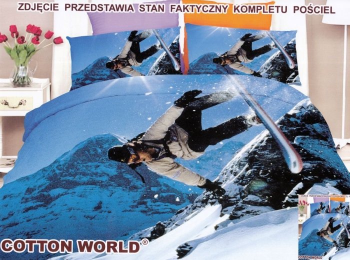 Pościel Premium Mikrowłókno 3D roz. 160x200 wz.FPP34