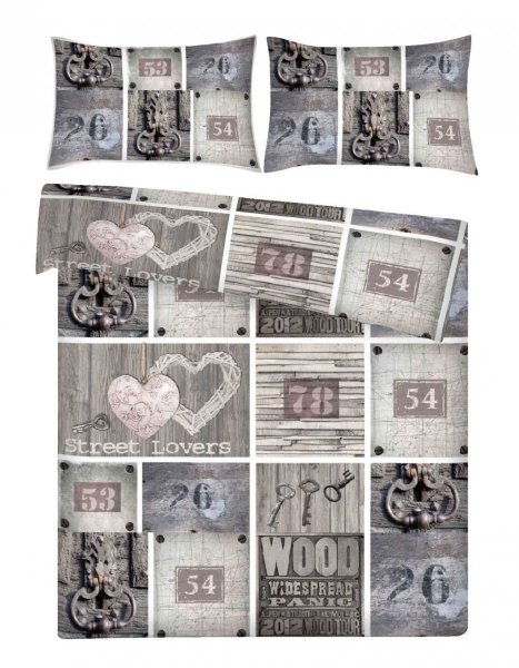 Poszewka 40x40 - KORA bawełniana wzór 557N