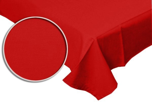 Prześcieradło RUBIN 100% bawełna 160x200 bez gumki wz. czerwony