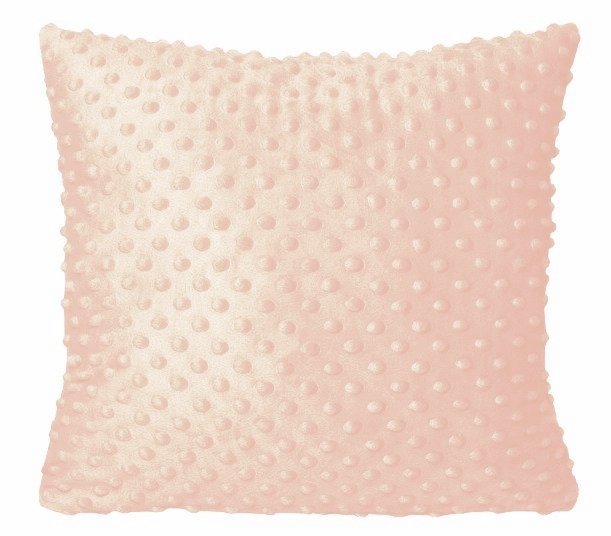 Poszewka MINKY rozmiar 40x40 wz. 43 pudrowy róż
