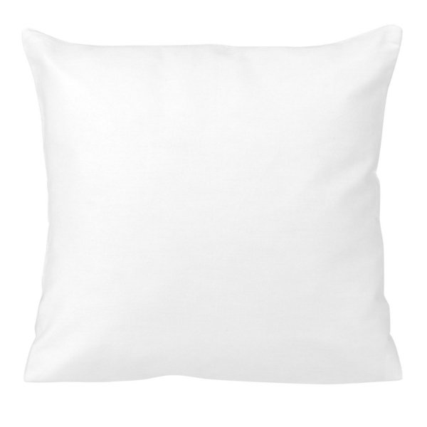 Poszewka na poduszkę 40x40 - 100% bawełna satynowa DARYMEX, zapięcie na zamek wz. biały