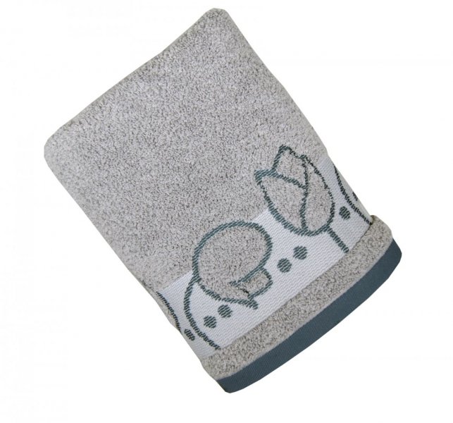 Ręcznik TULIPANO 70x140 kolor popielaty