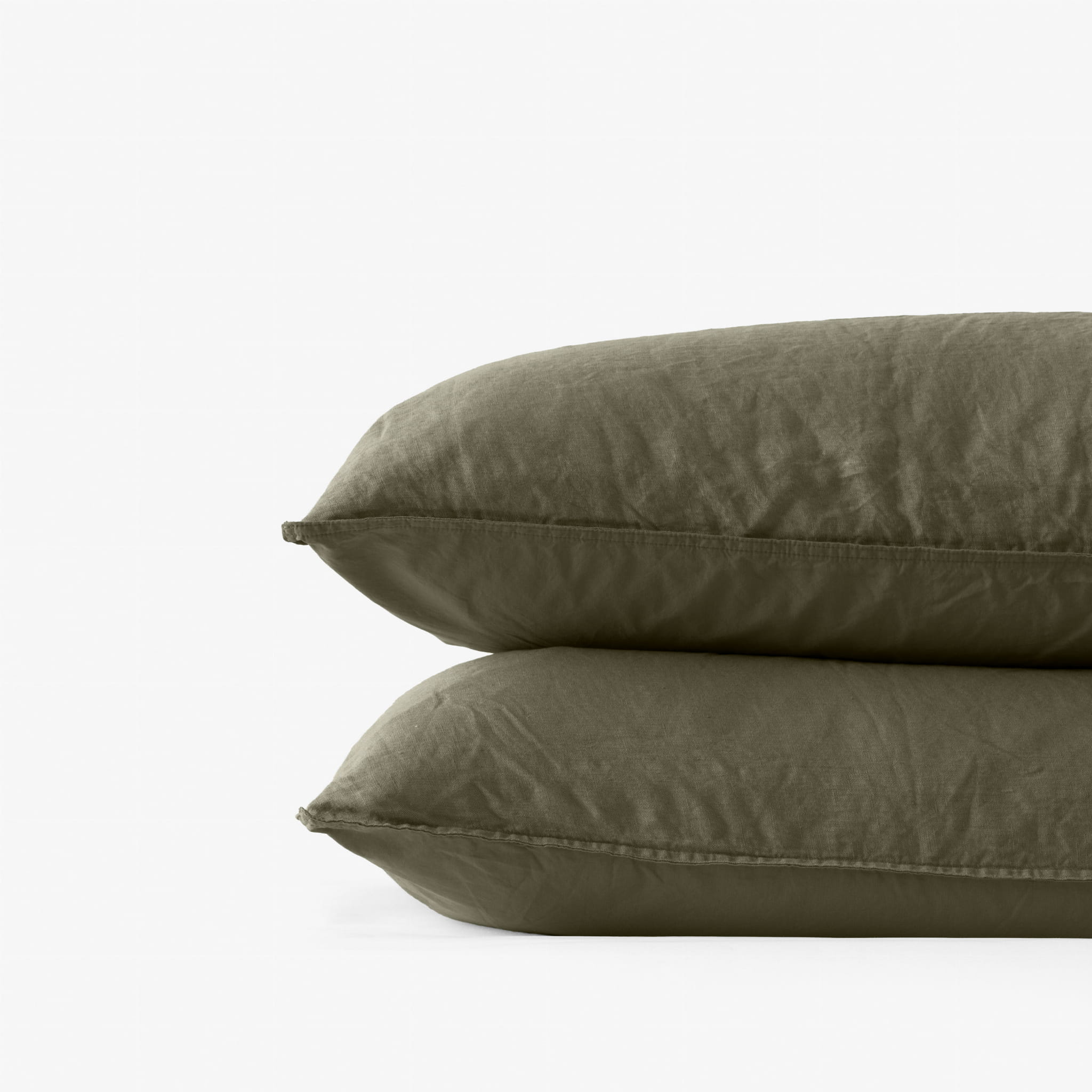 poszewka SONGE len/bawełna zieleń bocage - pościel