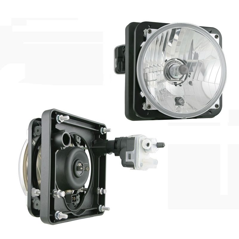 Reflektor przedni fi150 typu H4/R2 z elektrokorektorem PES2.42051 Wesem