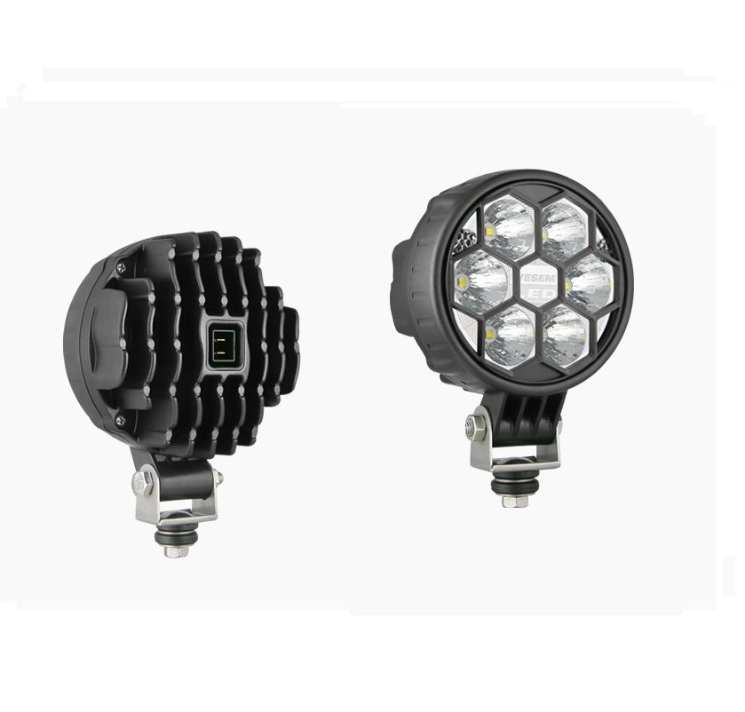 Lampa robocza LED 2500lm ze złączem AMP CRC3F.50406 Wesem