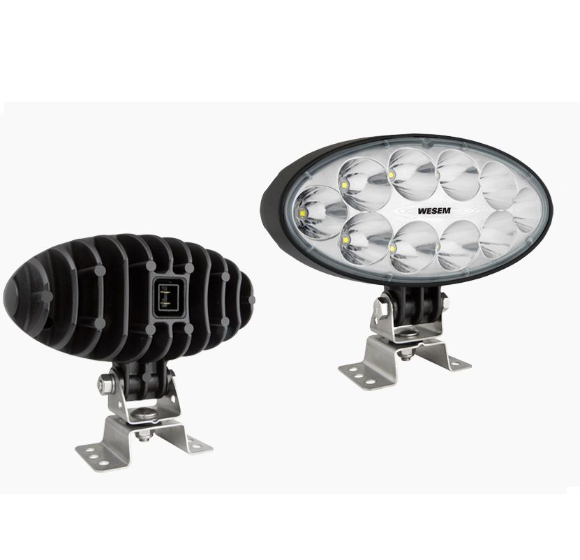 Lampa robocza LED 3000lm uchwyt omega złącze AMP CRV1M.53526 Wesem