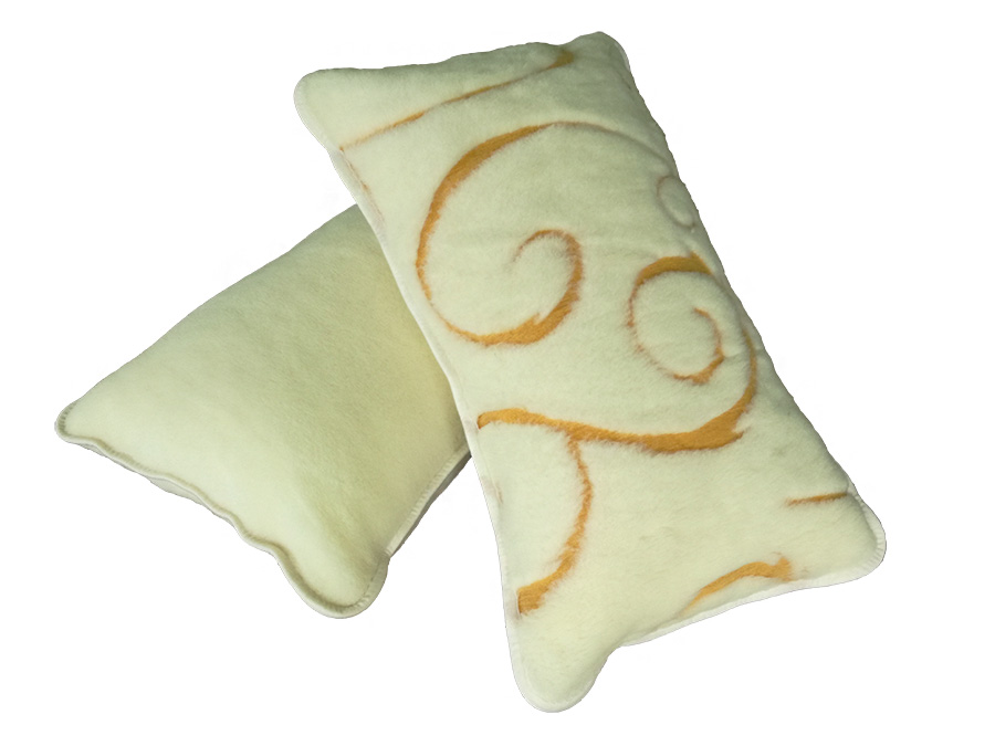 poduszka wełniana kaszmir orange/kaszmir gładki 70x80 (+-3cm)