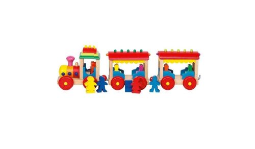 Goki drewniany pociąg Bornholm 38 cm