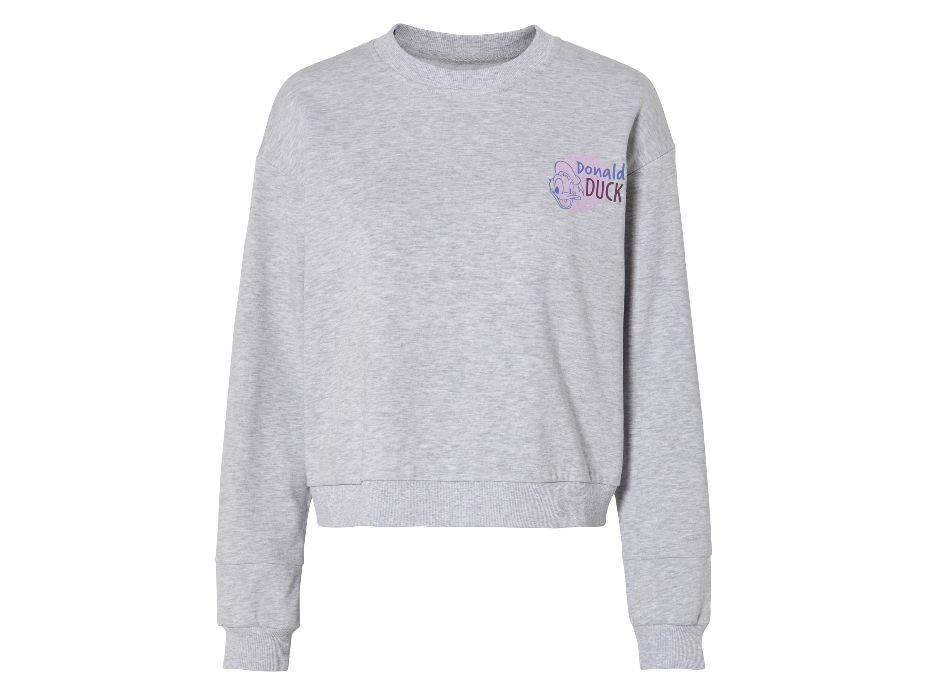 Bluza dresowa damska z bawełny Wzór Kaczor Donald, S36/38