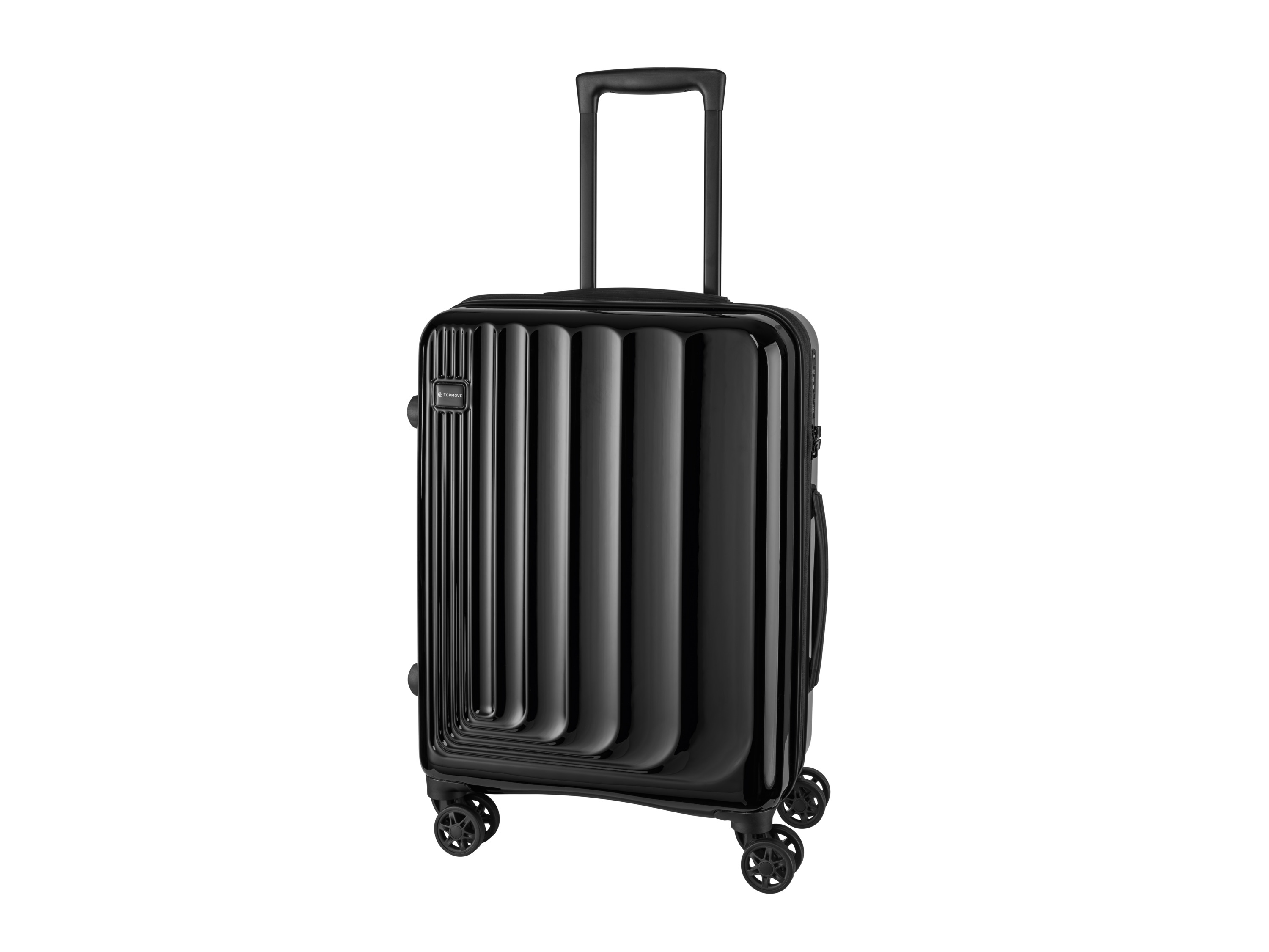 Topmove Walizka podróżna na kółkach, twarda, 30/35 l