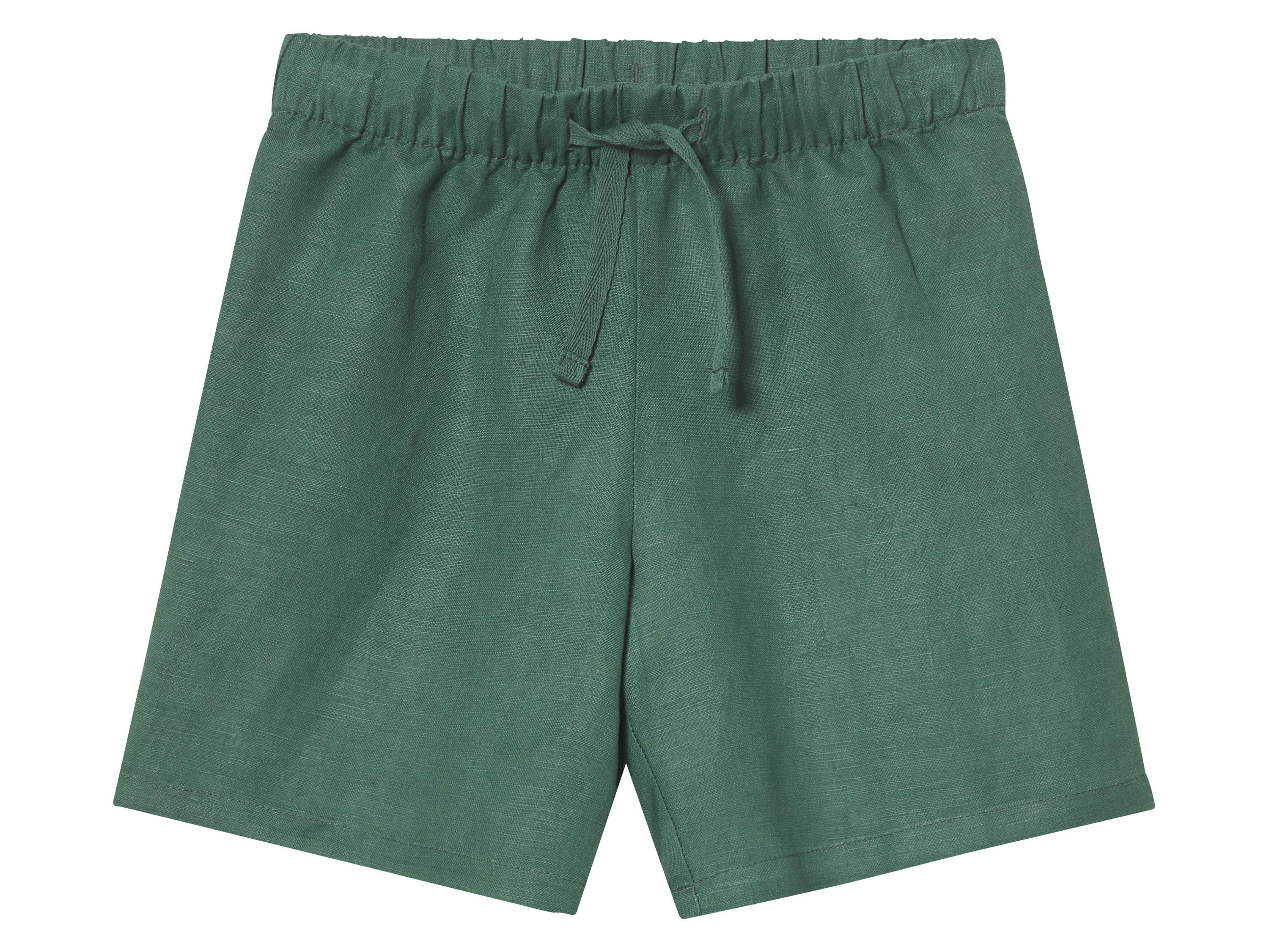lupilu Bermudy dziecięce z lnem i bawełną Zielony, 110/116