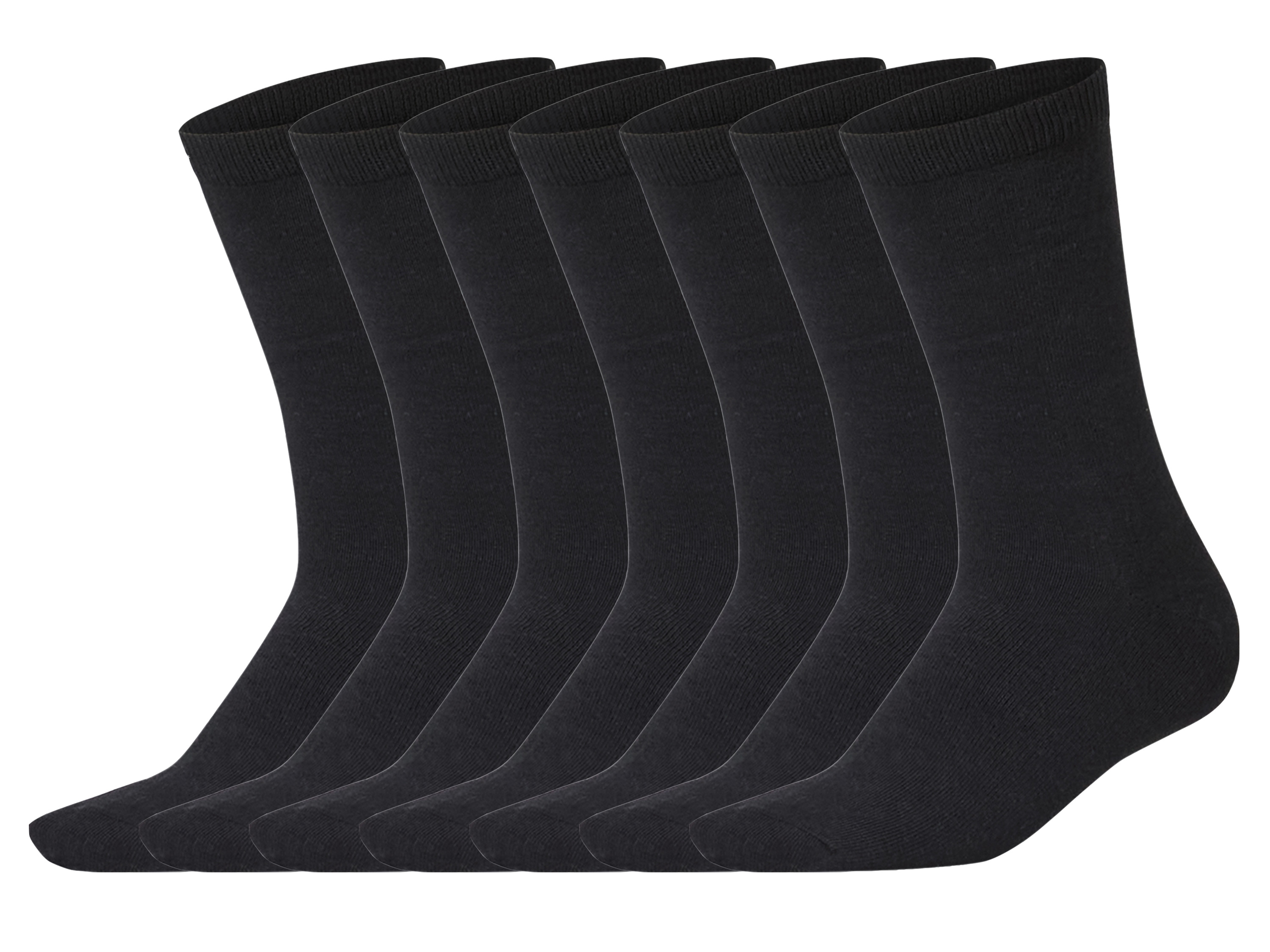 esmara Skarpetki damskie, 7 par Czarny, 35-38