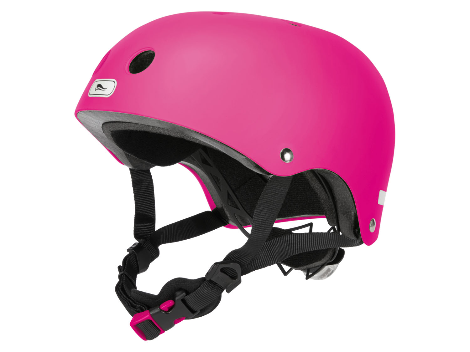 Crivit Kask dziecięcy do jazdy na rolkach, z diodami LED L/Xl różowy