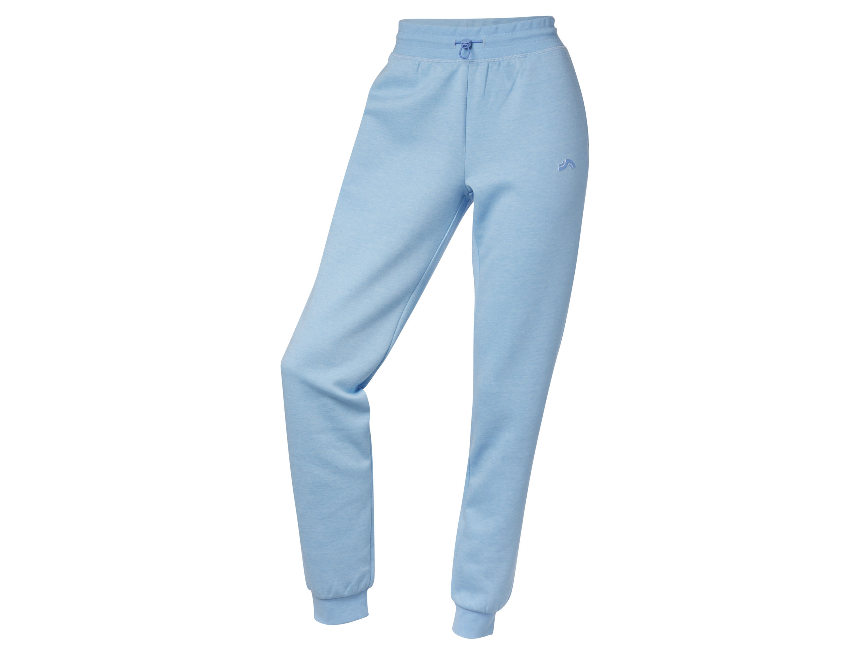 Crivit Spodnie dresowe damskie z bawełny Jasnoniebieski, XS 32-34