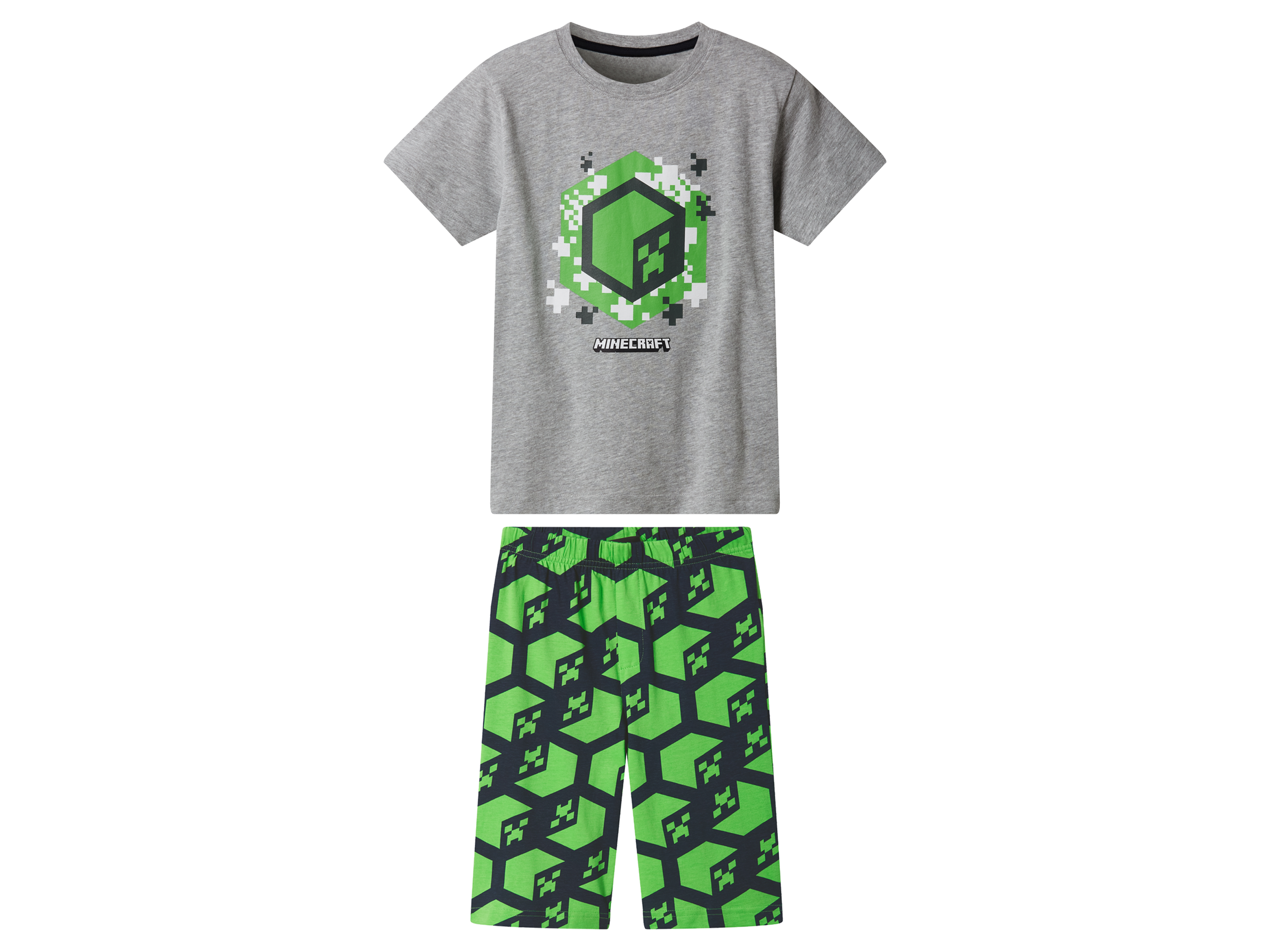 Piżama dziecięca Minecraft Minecraft/szary, 110/116
