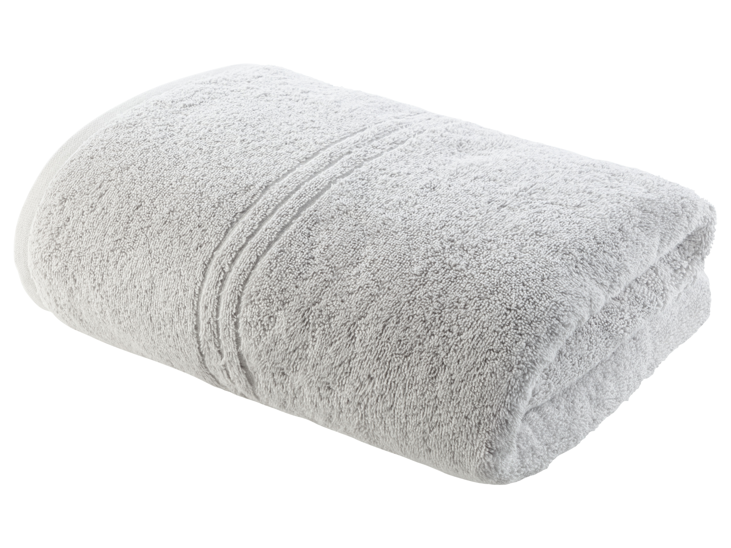 Sansibar Ręcznik frotte, z wysokiej jakości haftem Jasnoszary