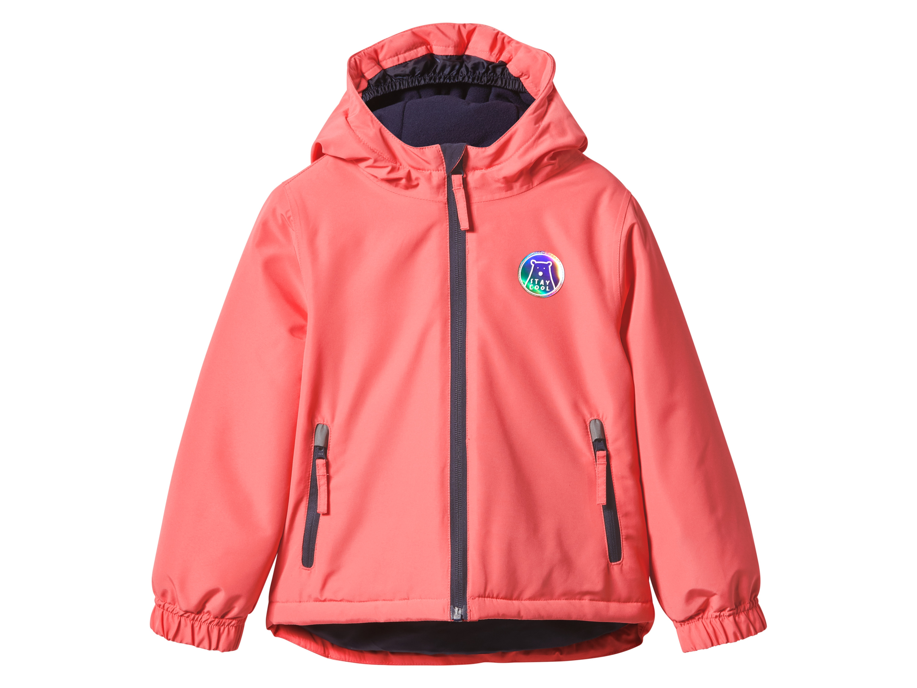 lupilu Kurtka zimowa dziecięca Koralowy/granatowy, 98/104