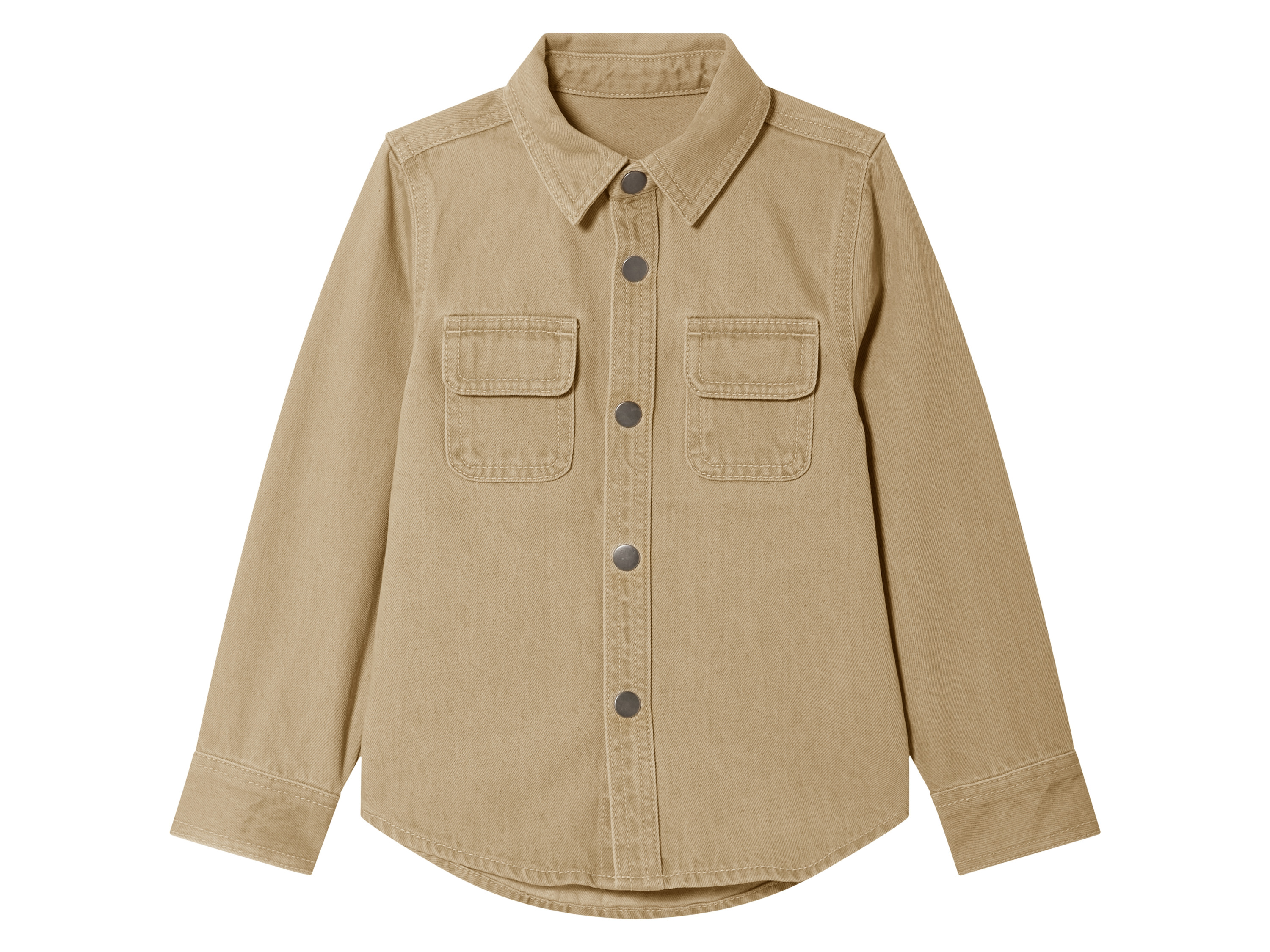 lupilu Kurtka jeansowa dziecięca z bawełny Beżowy, 128