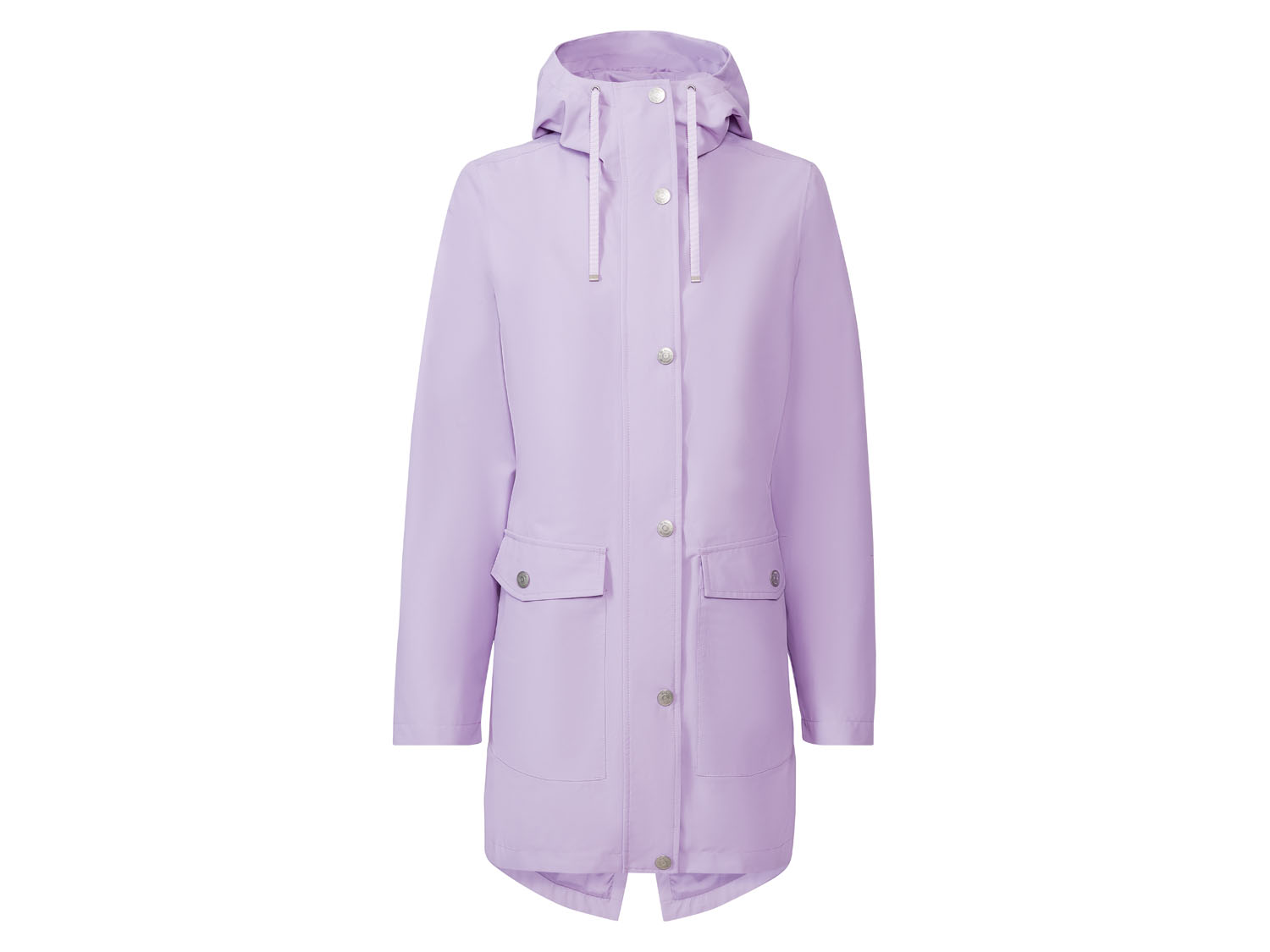esmara Długa kurtka damska z kapturem 34, Fioletowy