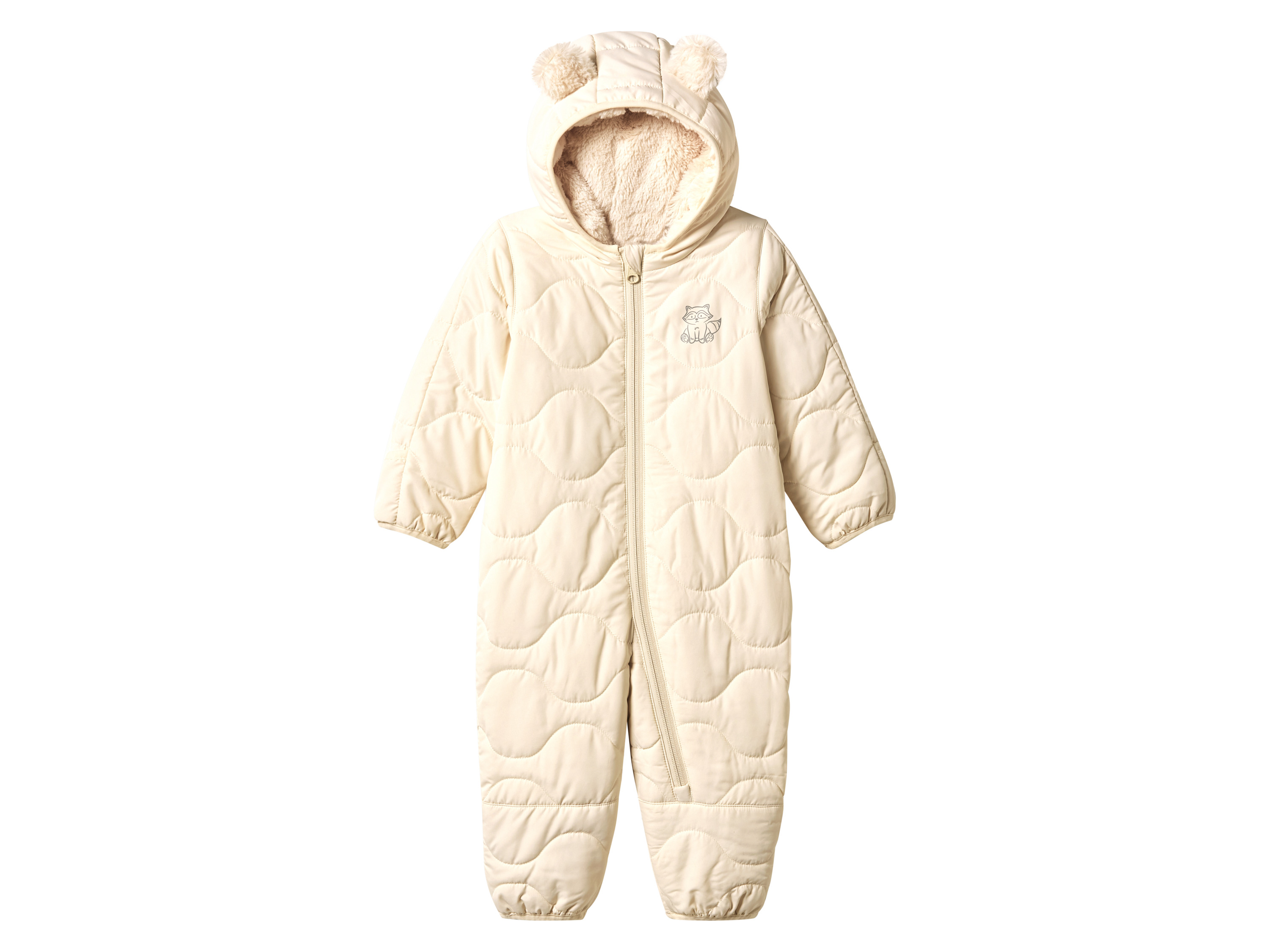lupilu Kombinezon niemowlęcy Biały, 74/80