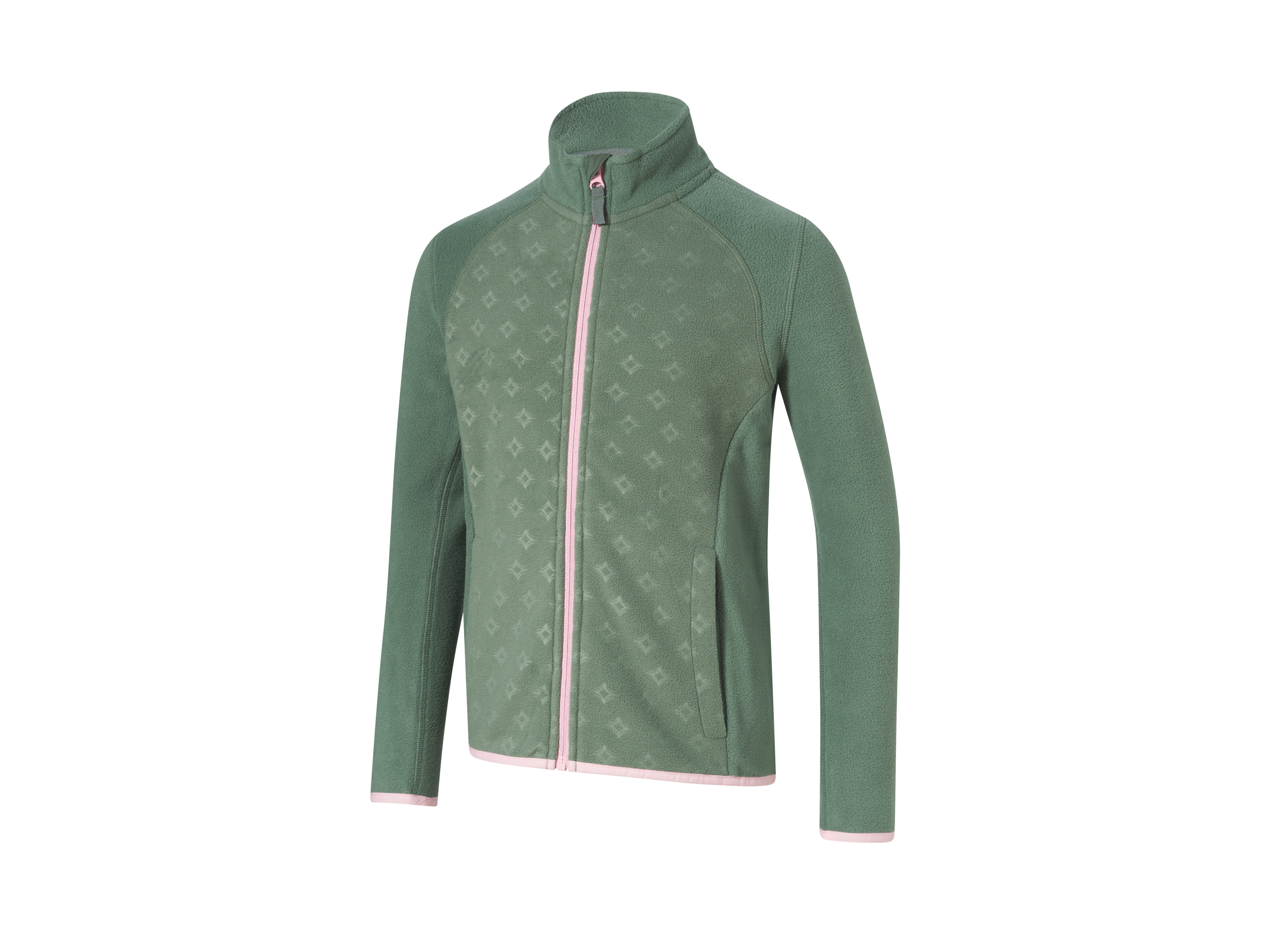 Crivit Bluza dziecięca z polaru 158/164, Oliwkowy