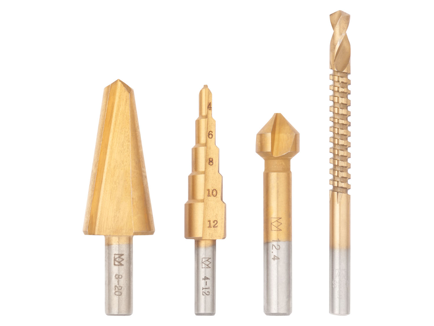Parkside Zestaw wierteł specjalnych Wiertła wielofunkcyjne 4 szt.