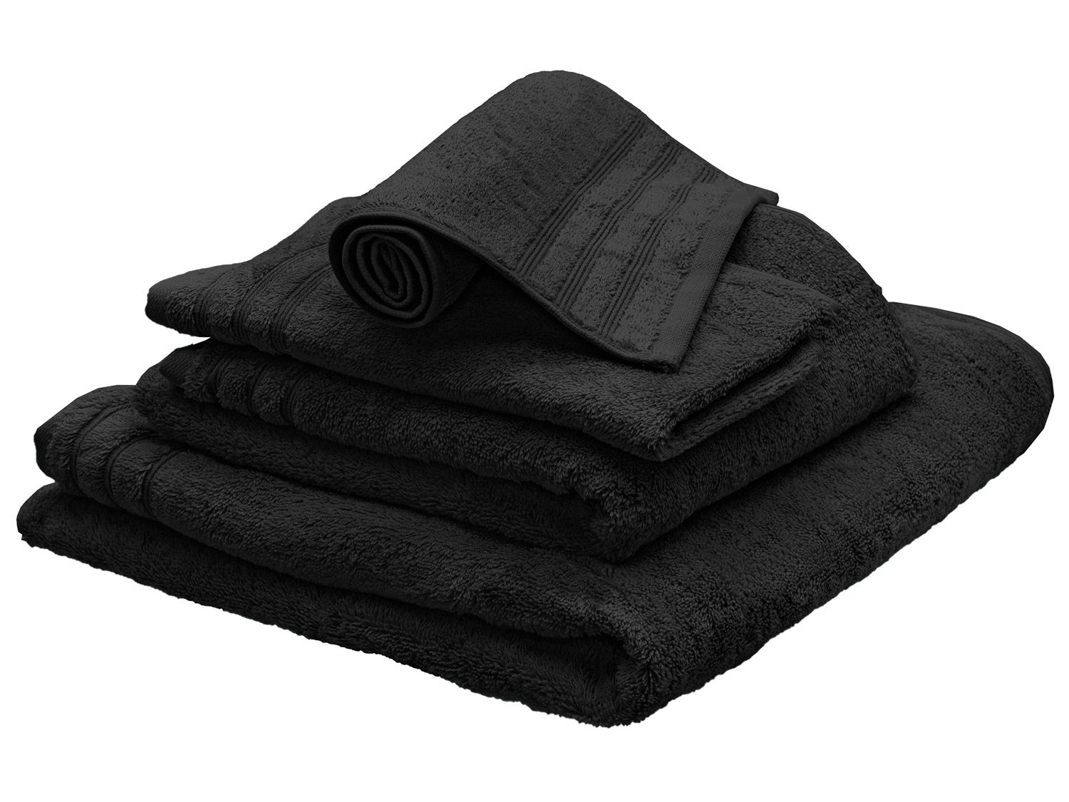 Ręcznik dla gości Kleine Wolke „Royal”, 30 x 50 cm Czarny