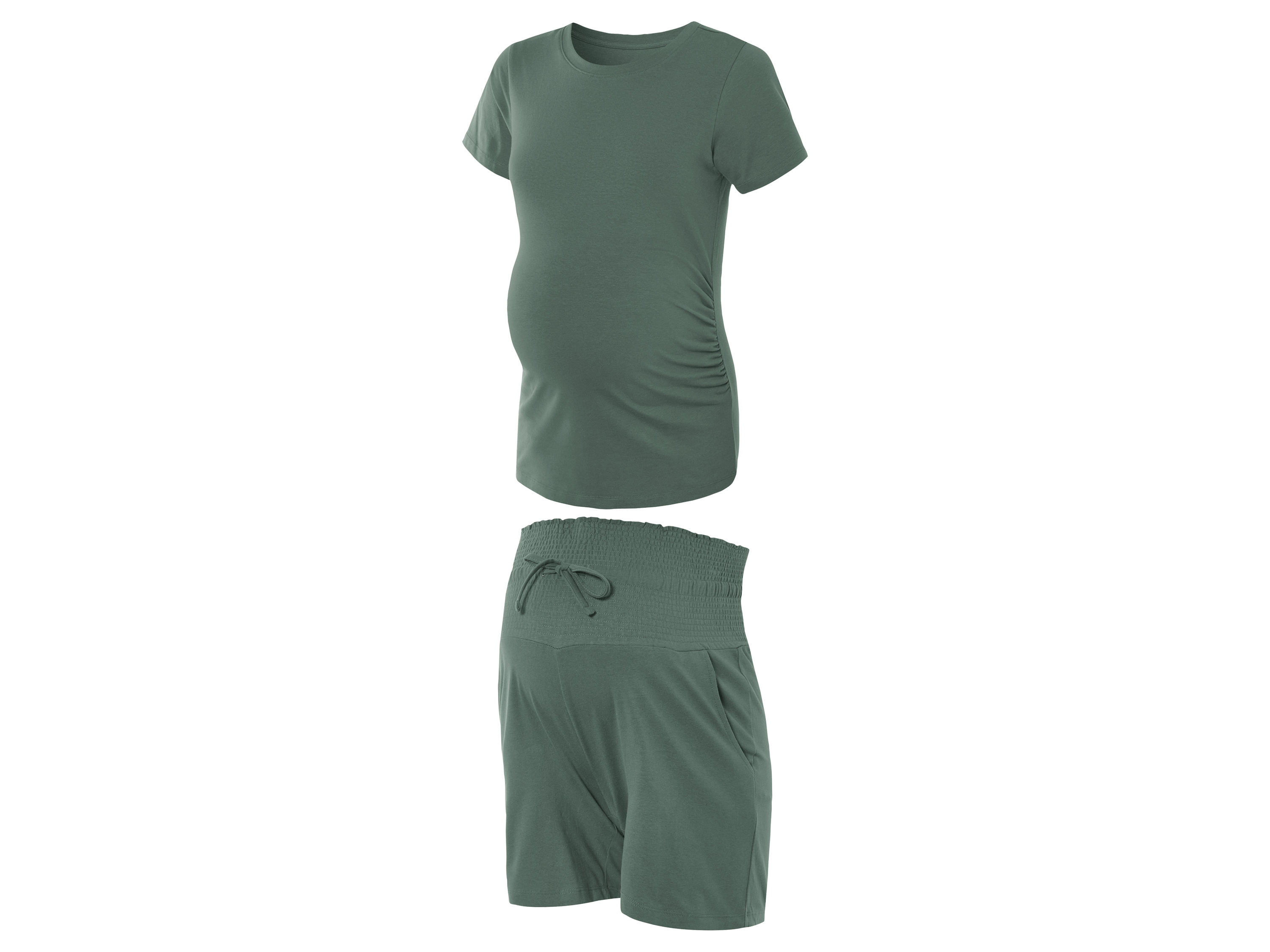 esmara Piżama ciążowa z bawełną organiczną Zielony, Xl48/50