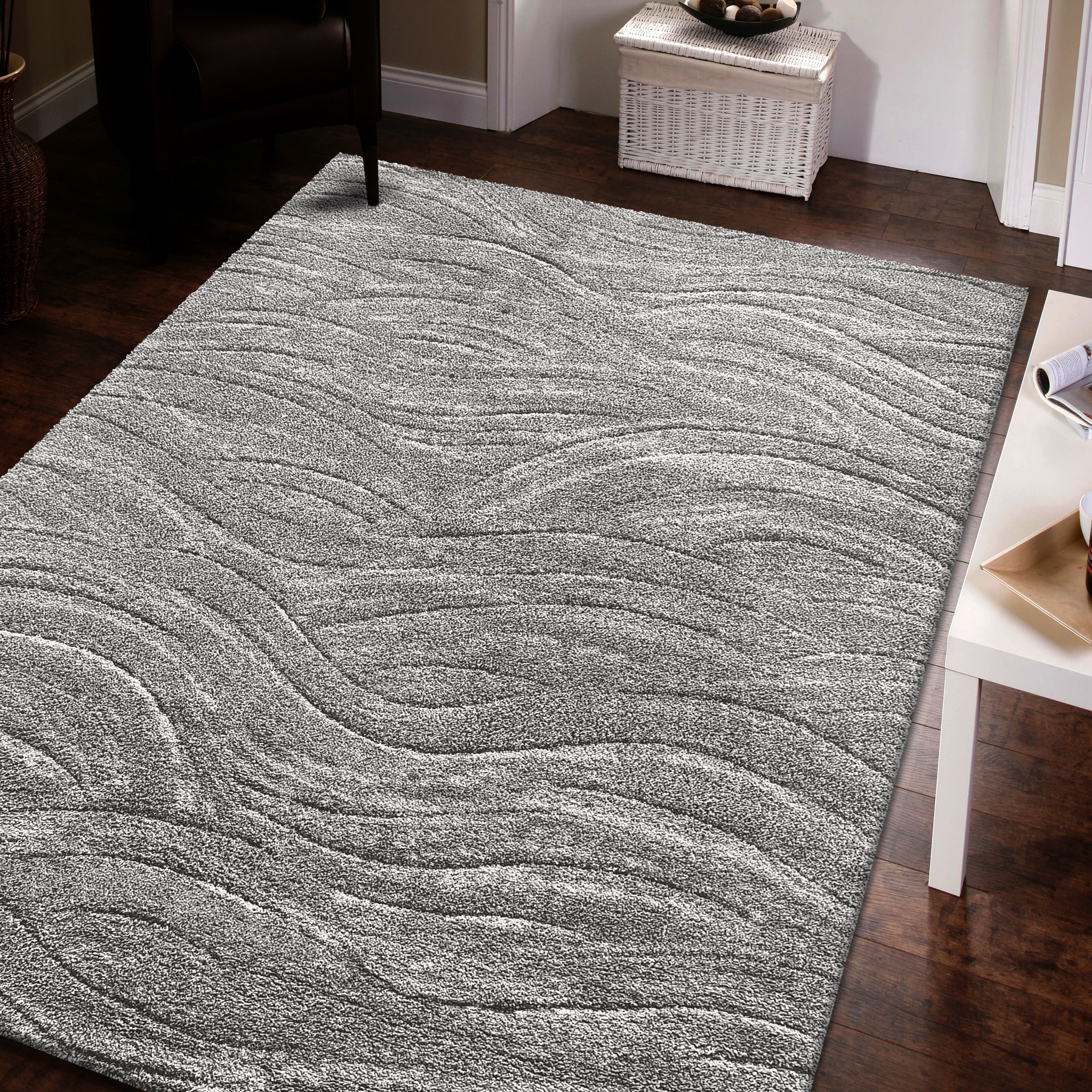 Dywan - 80 x 150 cm - Szary - Nowoczesny - Dywanopol