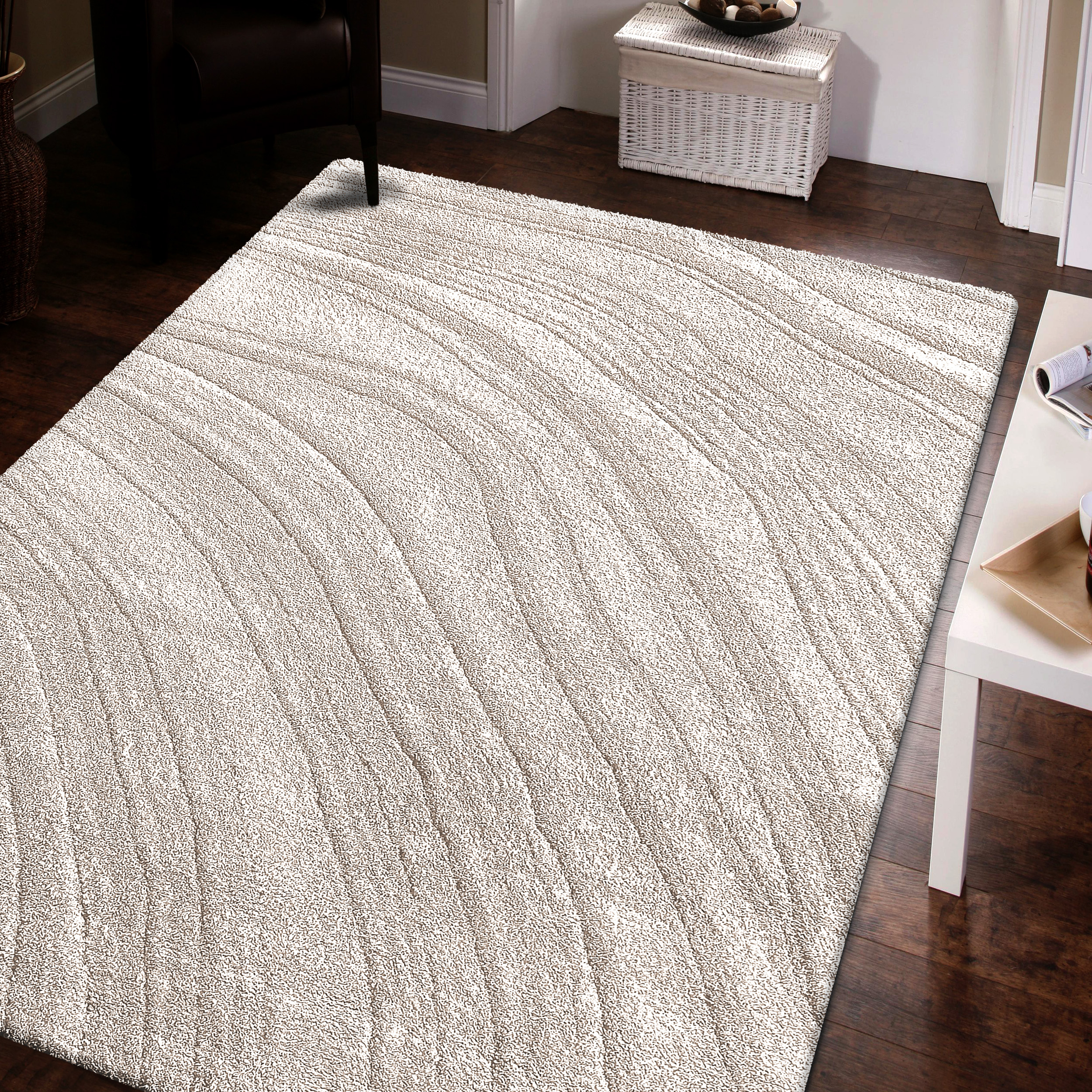 Dywan - 120 x 170 cm - Beżowy - Nowoczesny - Dywanopol