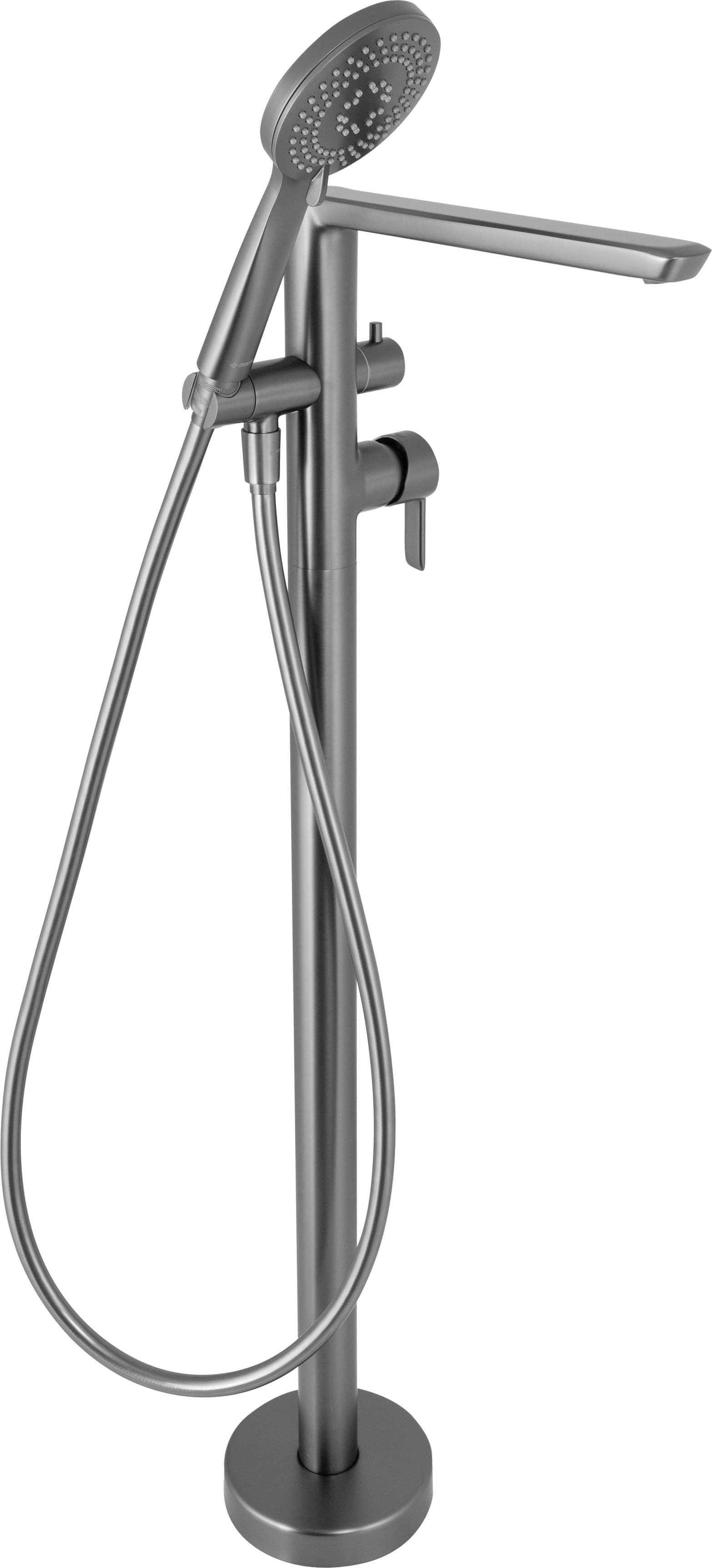 Darmowa Dostawa - Bateria wannowo-prysznicowa wolnostojąca grafitowa Deante Arnika BQAD17M