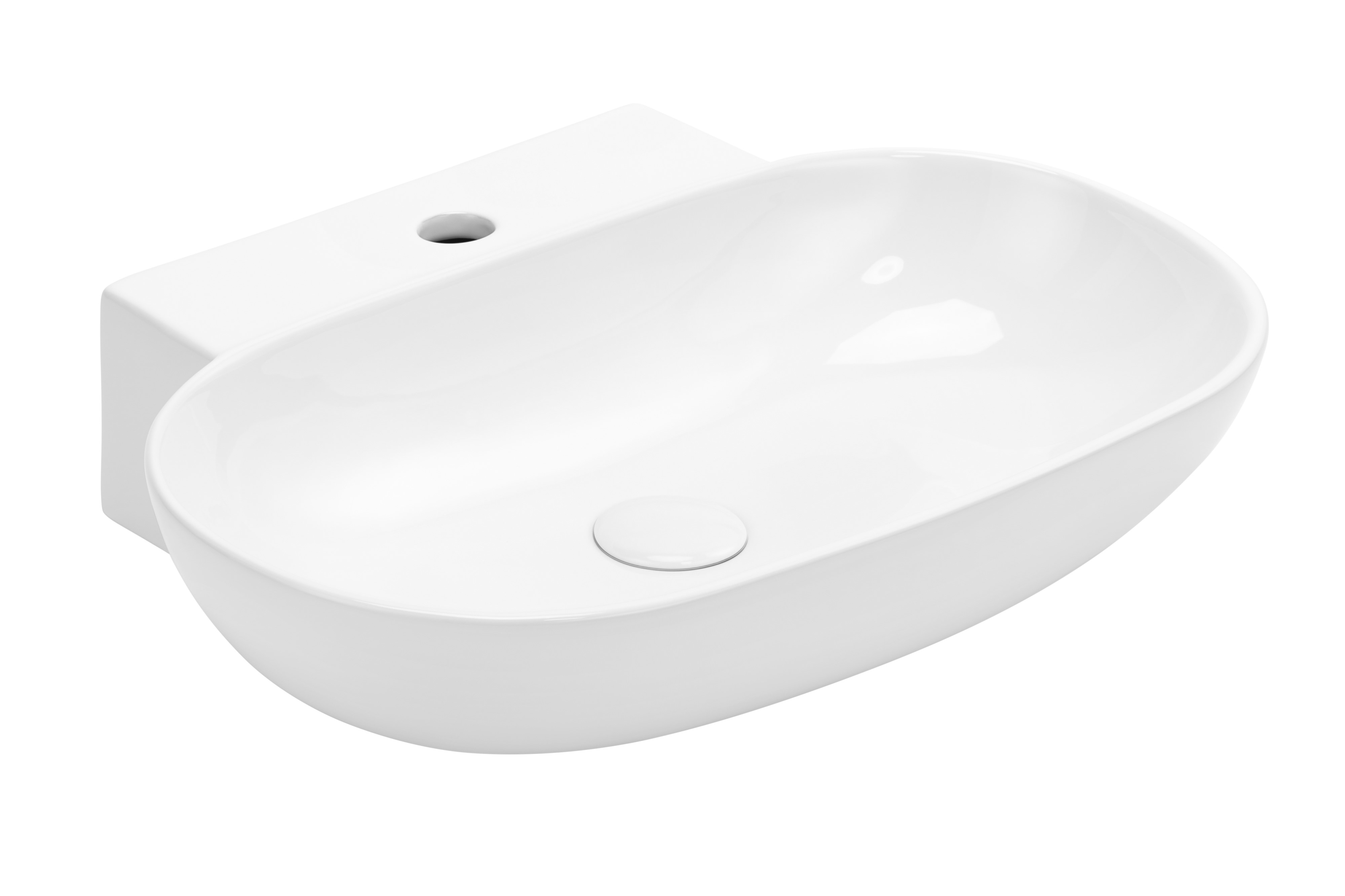 Darmowa Dostawa - Umywalka 57x40 cm owalna biały Uptrend Amigo TR40152