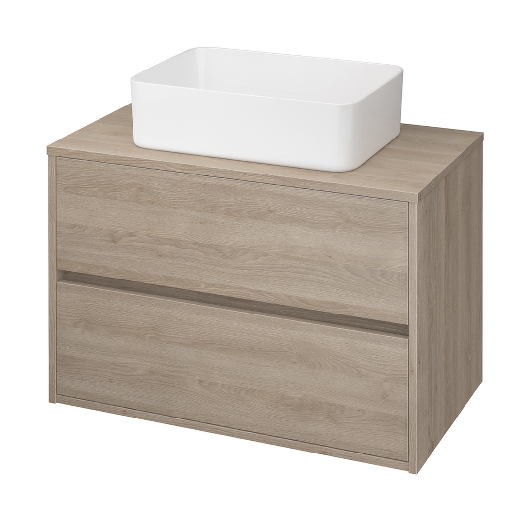 Darmowa Dostawa - Szafka 79.4x45x53 cm podumywalkowa wisząca dąb Cersanit Crea S924010